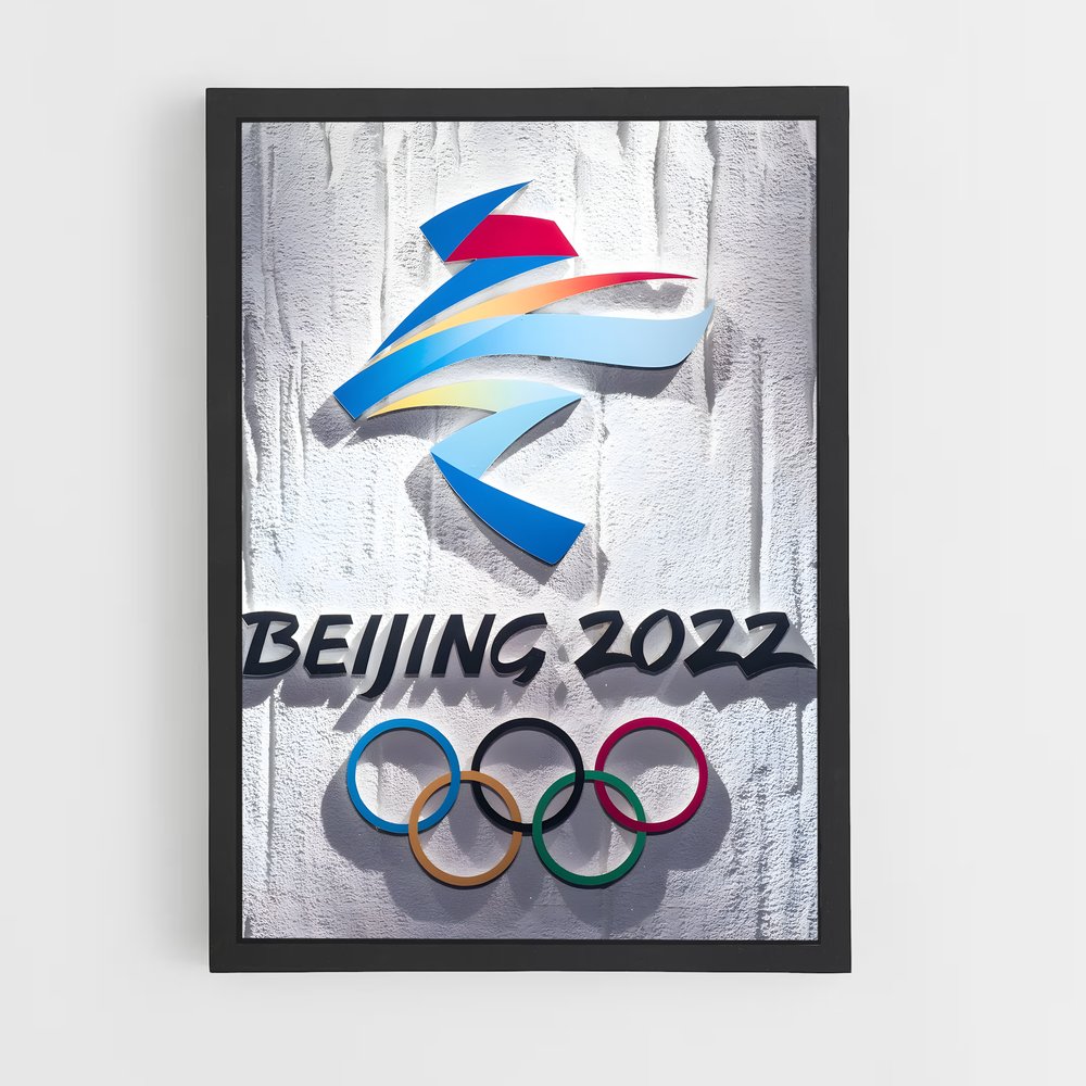 Poster Village Olympique – affiche Jeux Olympiques (vue 2)